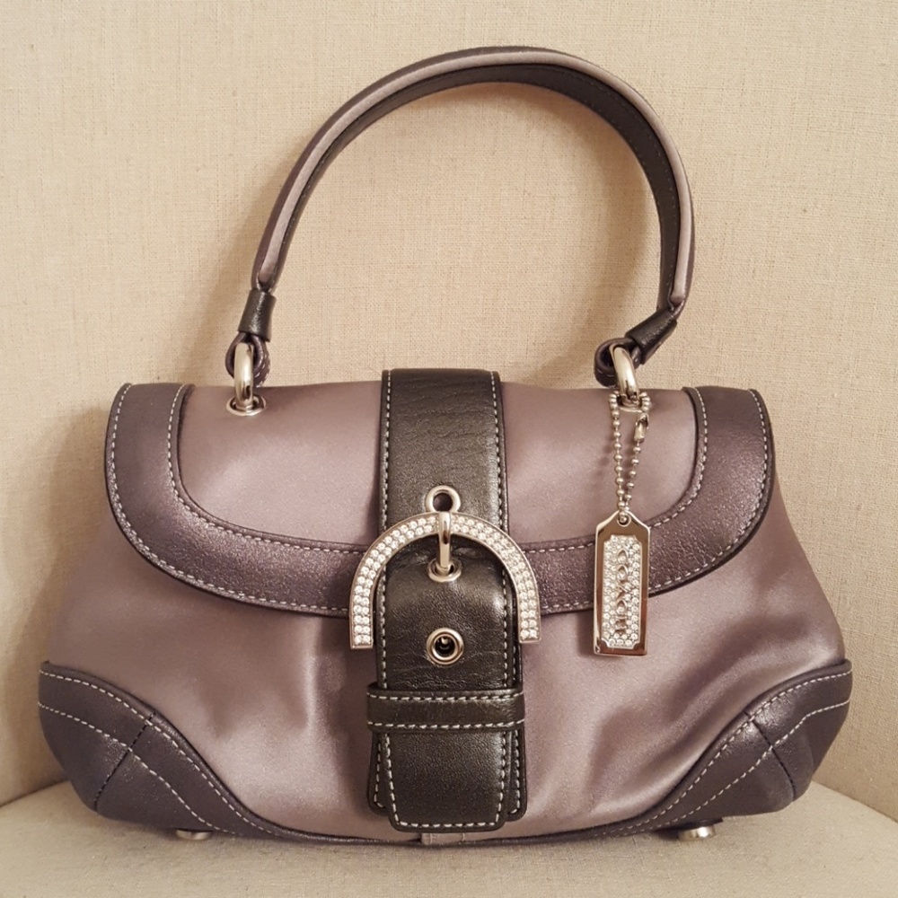 COACH Satin Top Handle